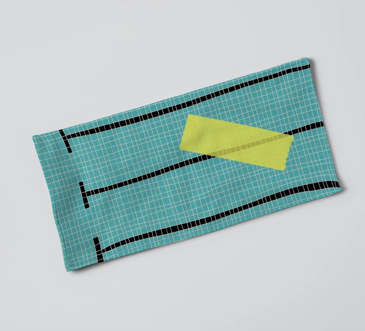 Floating In The Pool towel by Rosi Feist
