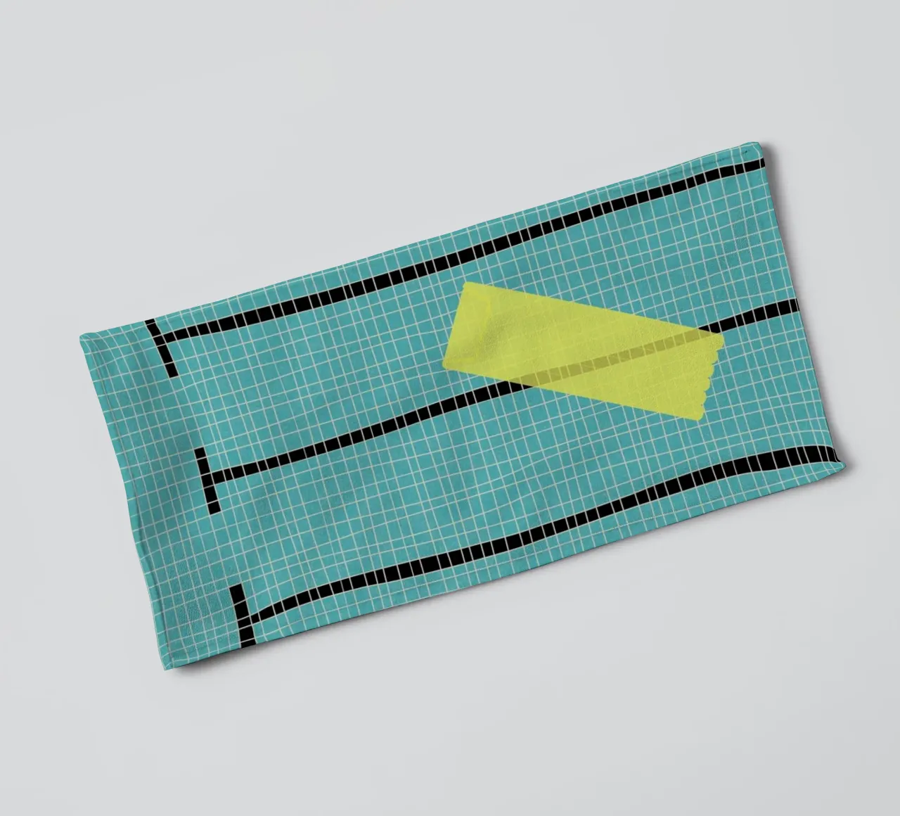 Floating In The Pool asciugamano da bagno da Rosi Feist