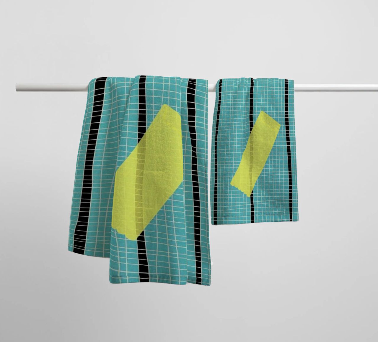 Floating In The Pool towel by Rosi Feist