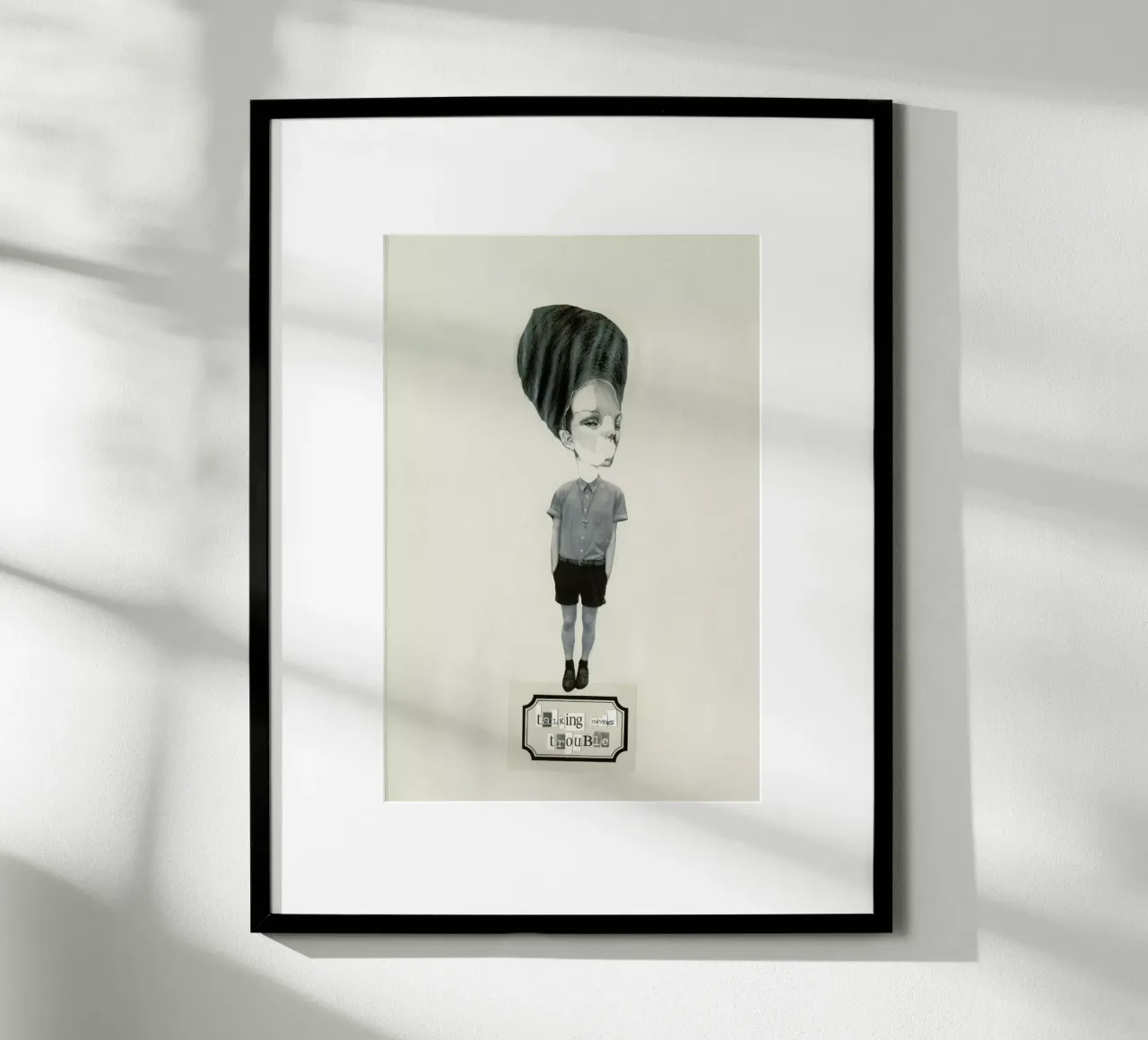 [dəʊnt] II poster con telaio in alluminio da Julia Danckwerth
