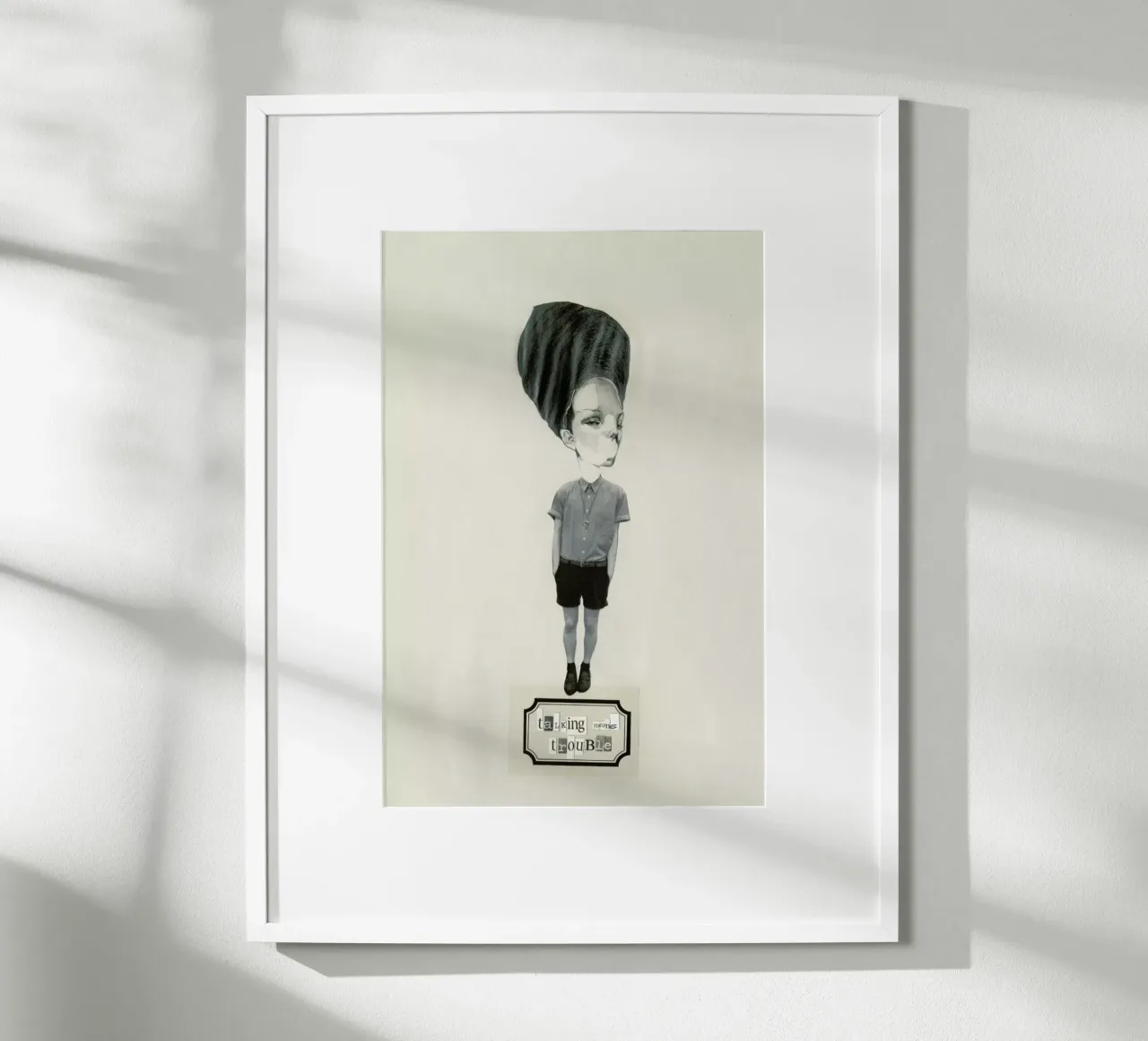 [dəʊnt] II poster con telaio in alluminio da Julia Danckwerth