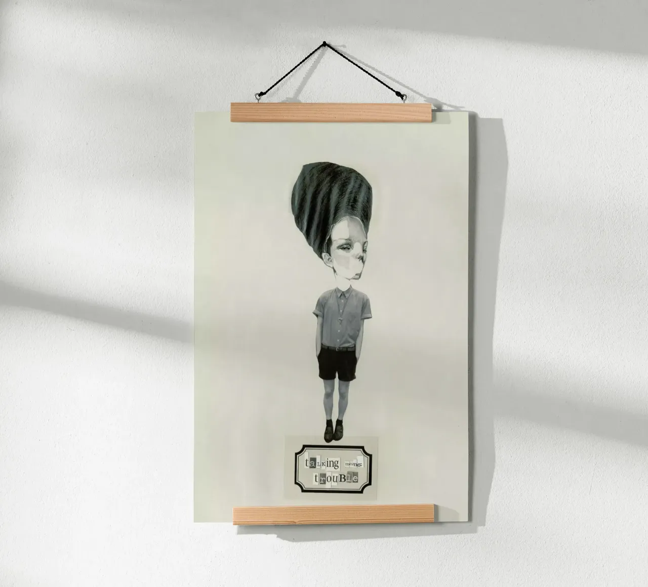 [dəʊnt] II poster con telaio in alluminio da Julia Danckwerth