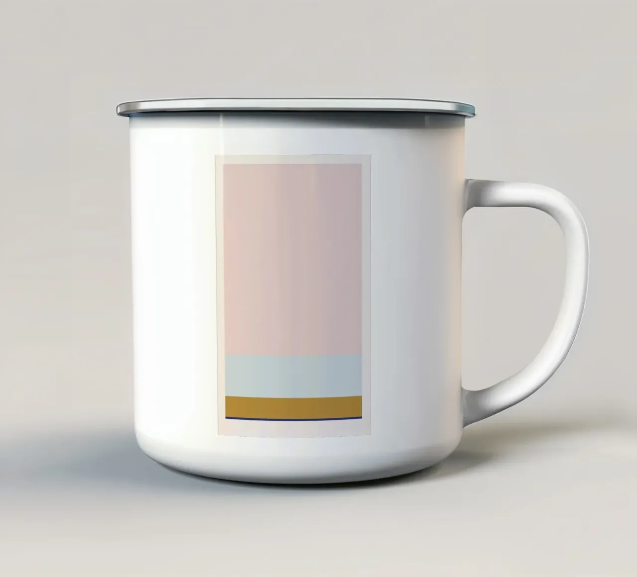 Stripe Light 1 tazza in smalto da 170QM
