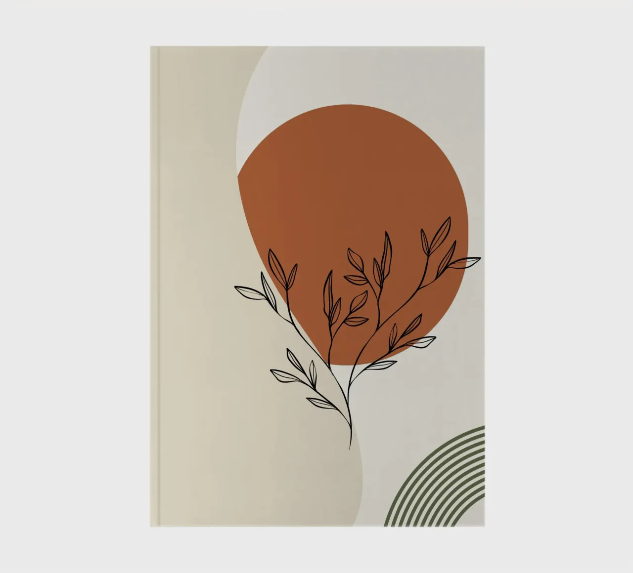 Fleur abstraite notebook by Épure design