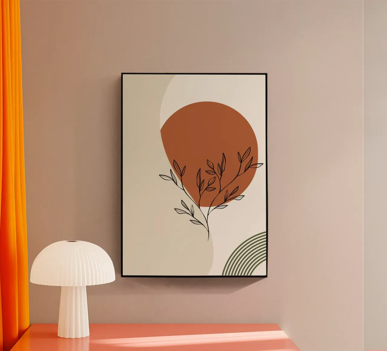 Fleur abstraite plexiglass da Épure design