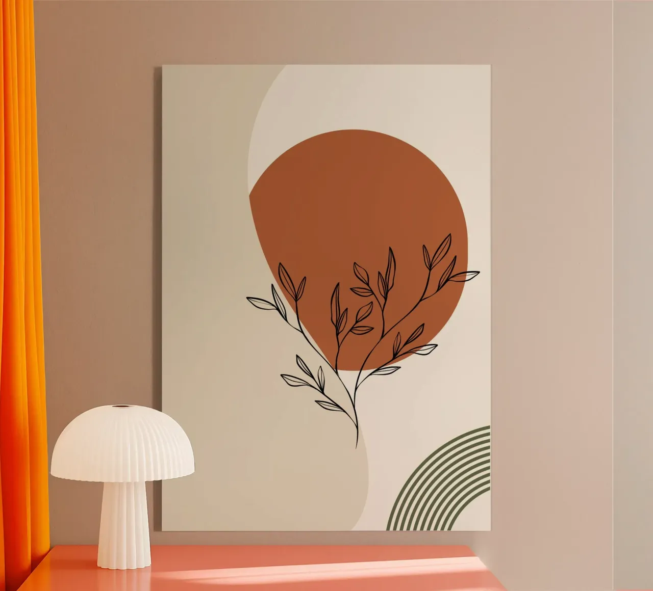 Fleur abstraite plexiglass da Épure design