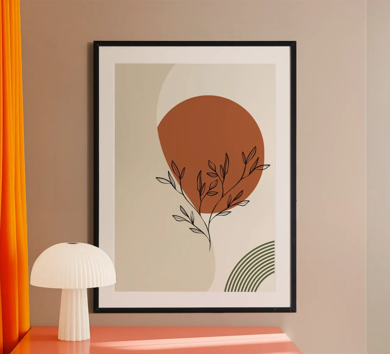 Fleur abstraite poster da Épure design