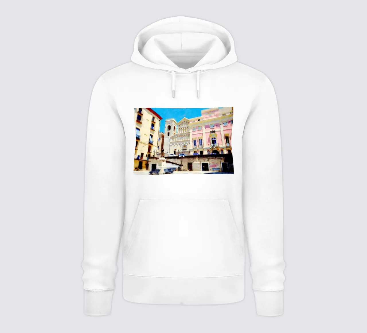 Cagliari felpa con cappuccio da Massimo Frascogna