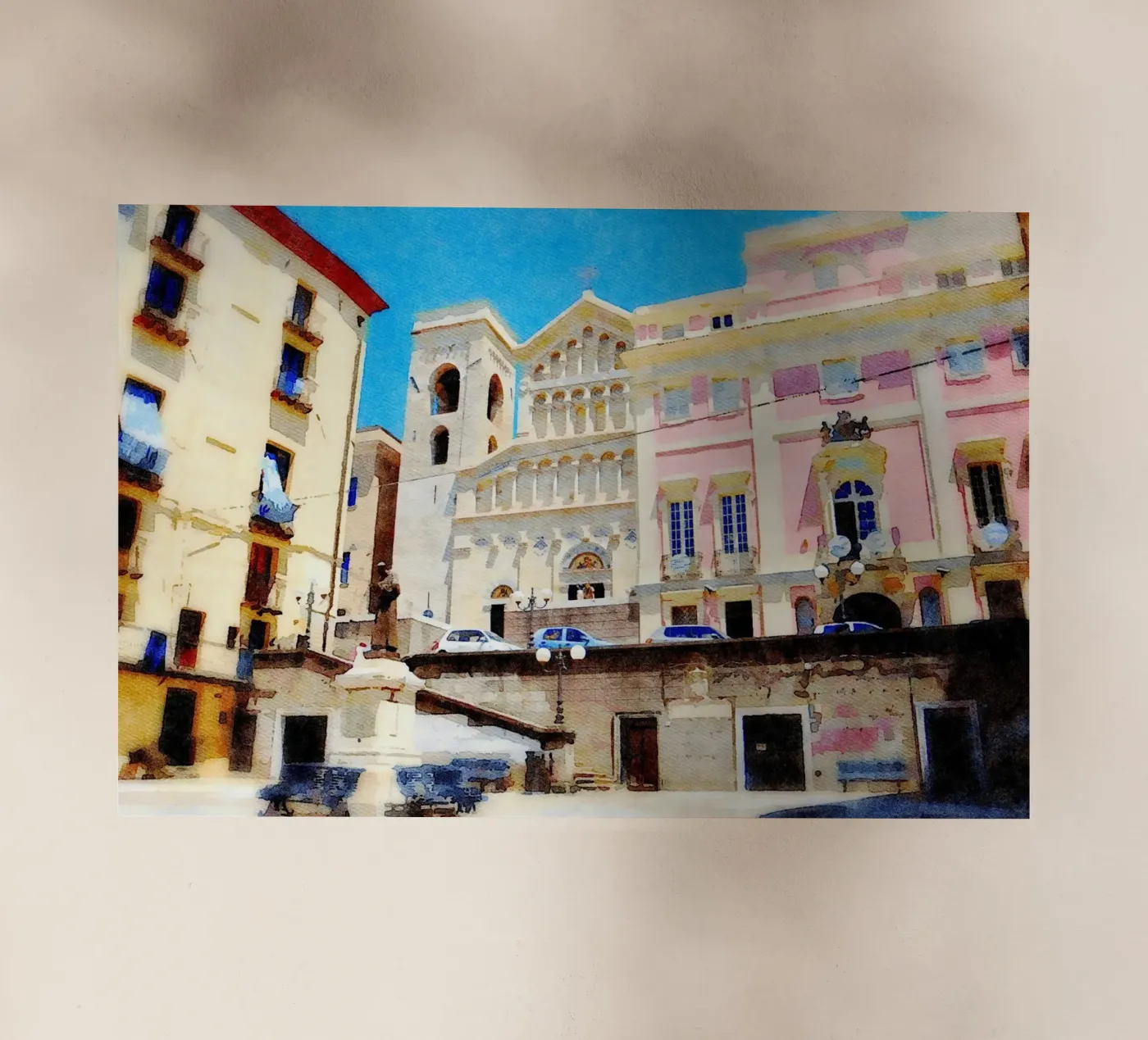 Cagliari pellicola backlit da Massimo Frascogna