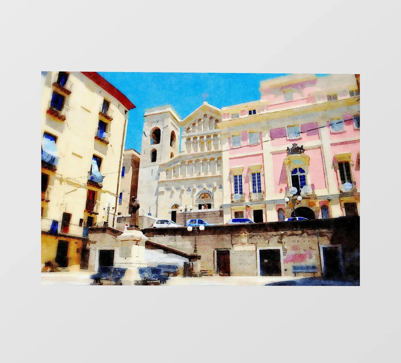 Cagliari pellicola backlit da Massimo Frascogna