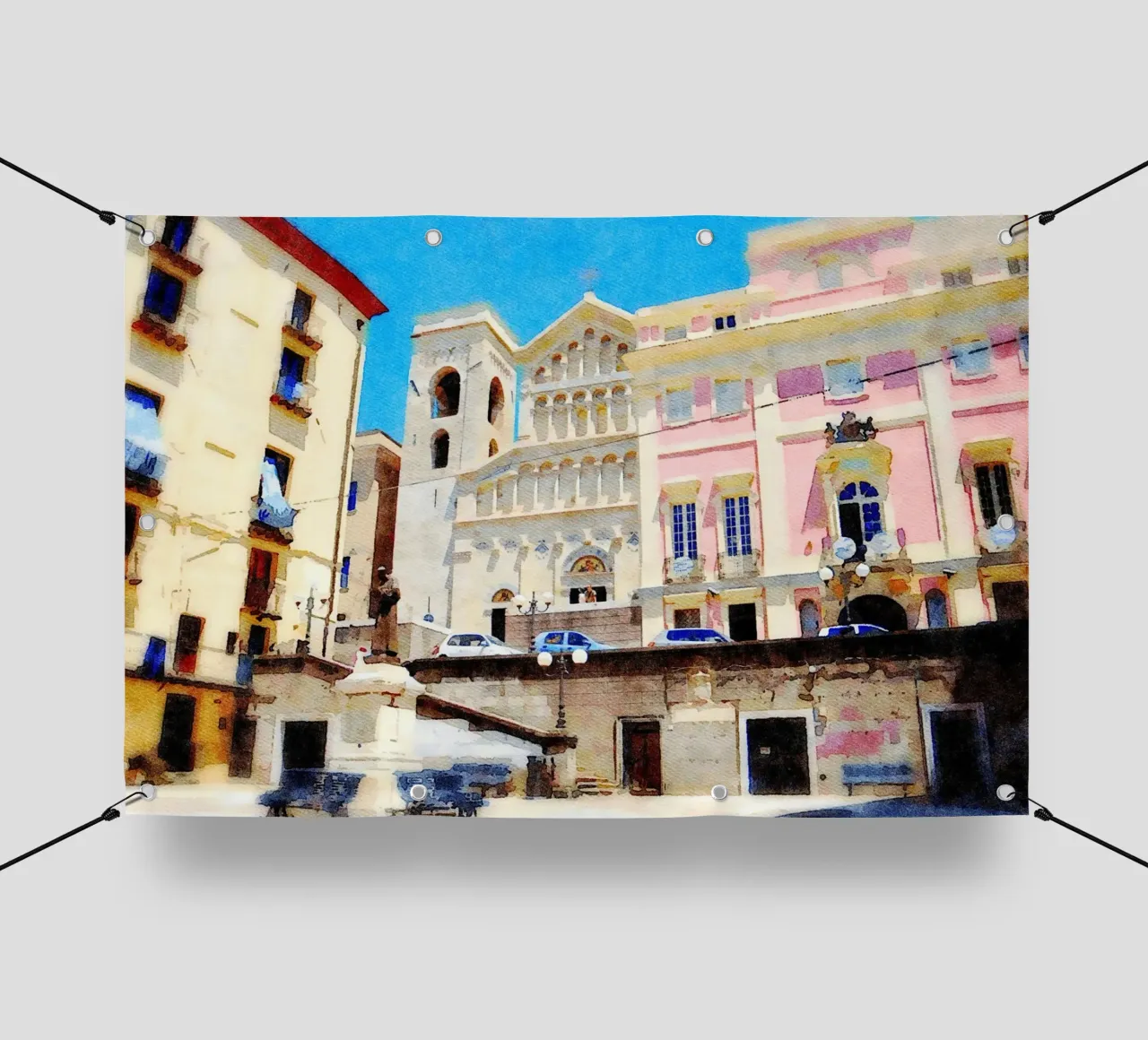 Cagliari telo in pvc da Massimo Frascogna