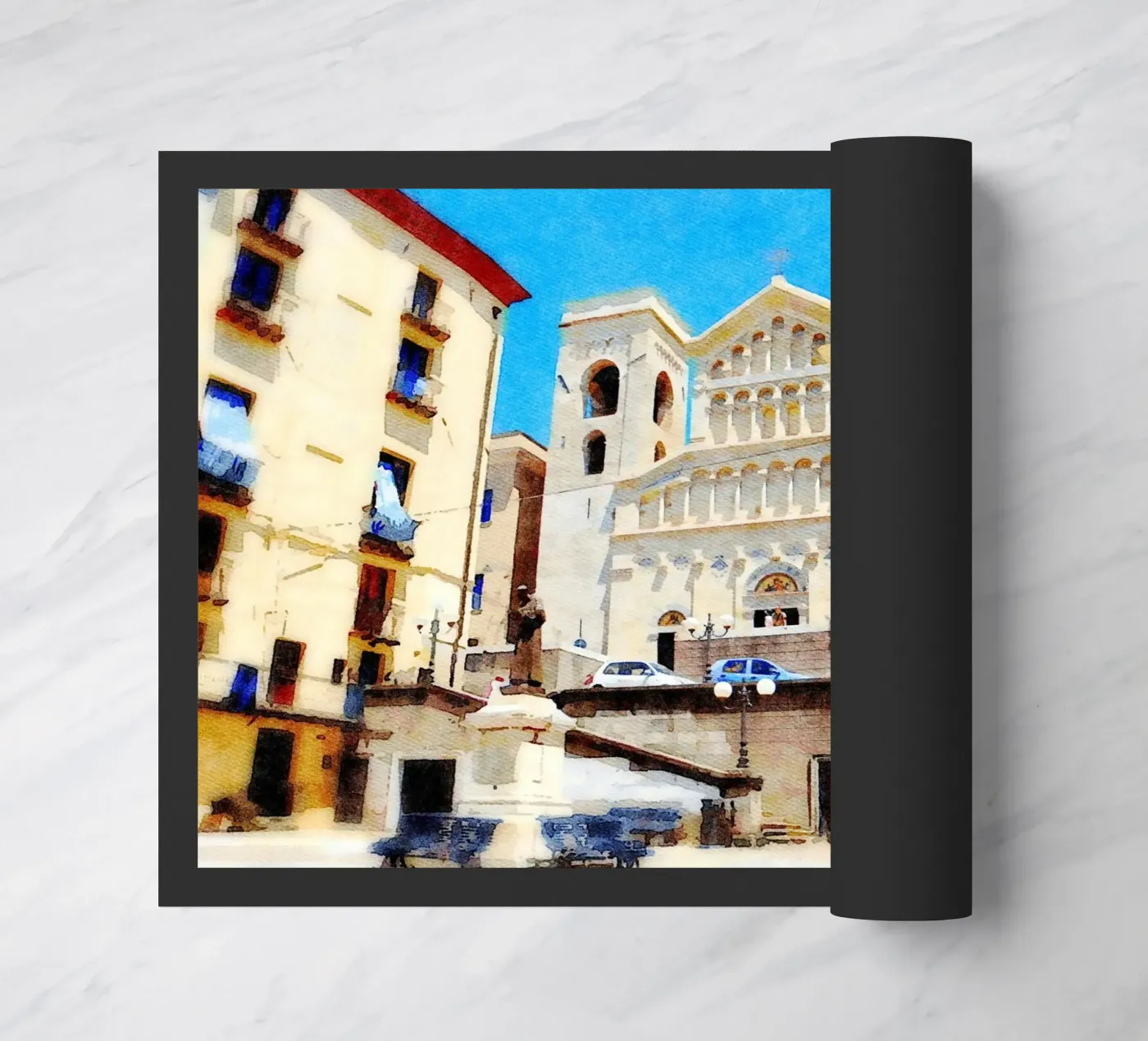 Cagliari doormat by Massimo Frascogna