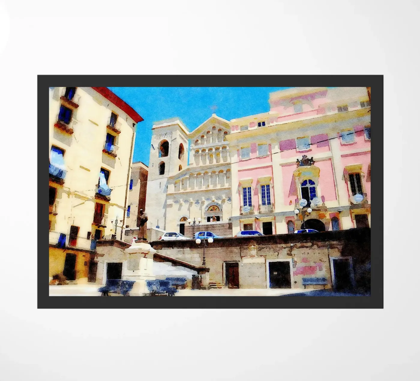 Cagliari doormat by Massimo Frascogna