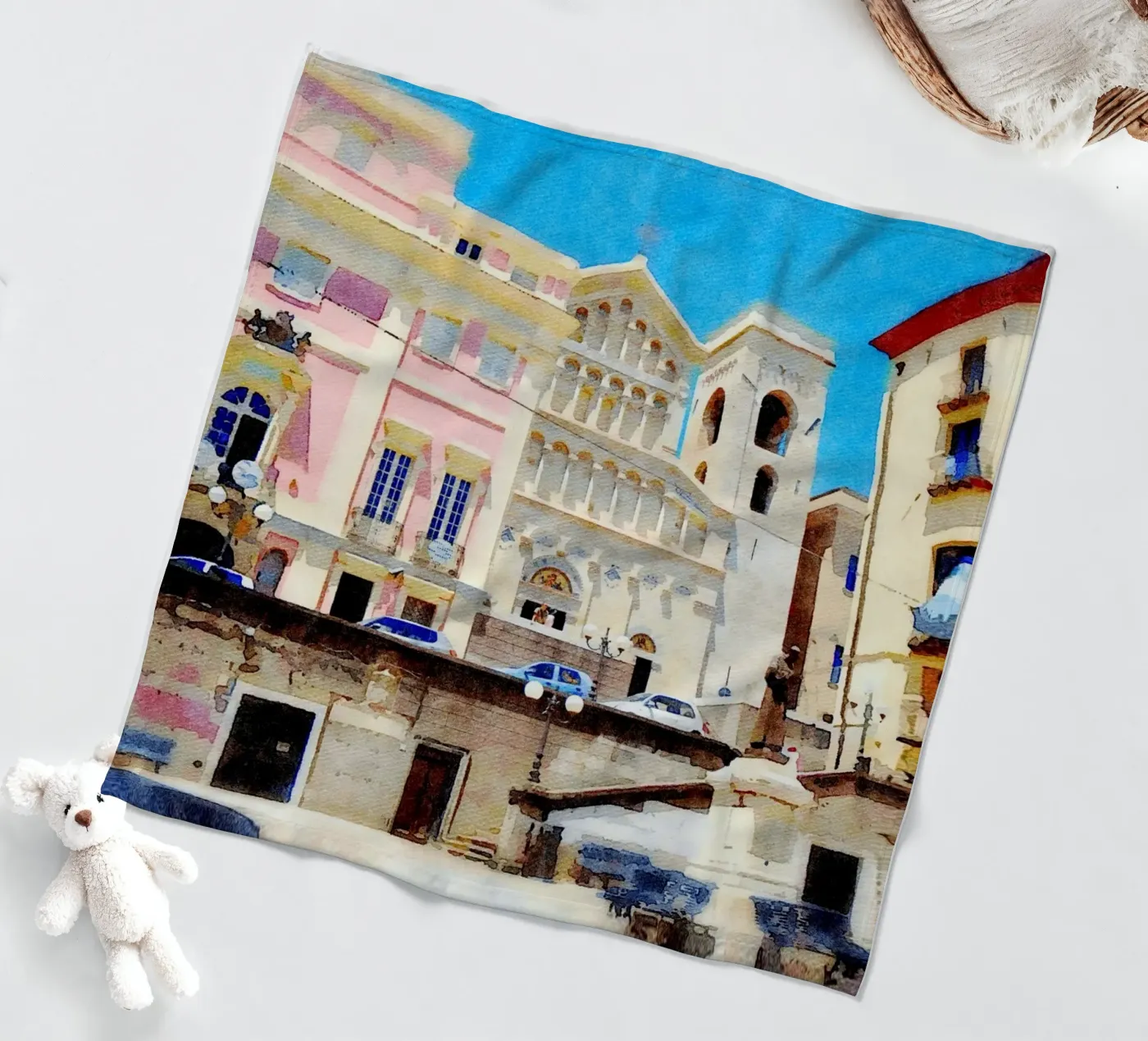 Cagliari Fleecedecke von Massimo Frascogna