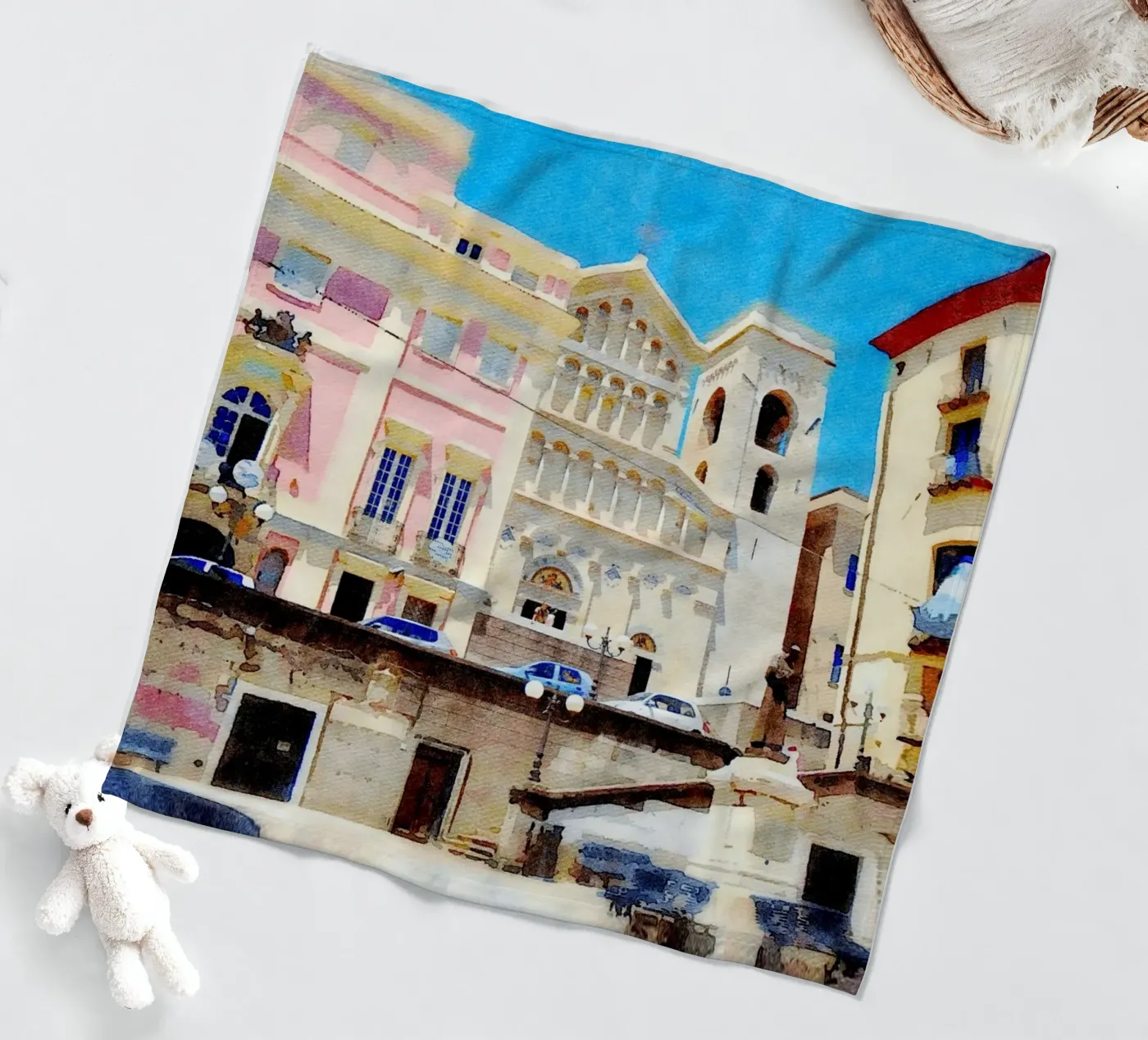 Cagliari Fleecedecke von Massimo Frascogna