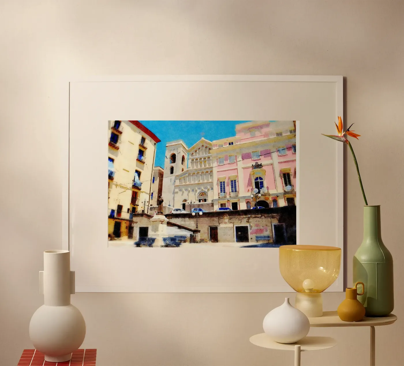 Cagliari poster van Massimo Frascogna