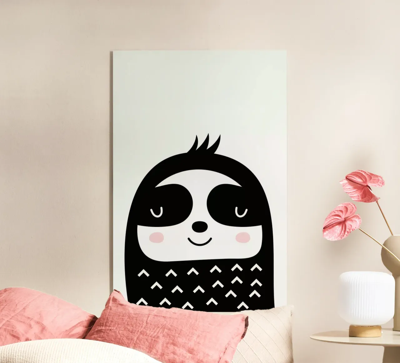 Happy Sloth plexiglass da Little Flourishes