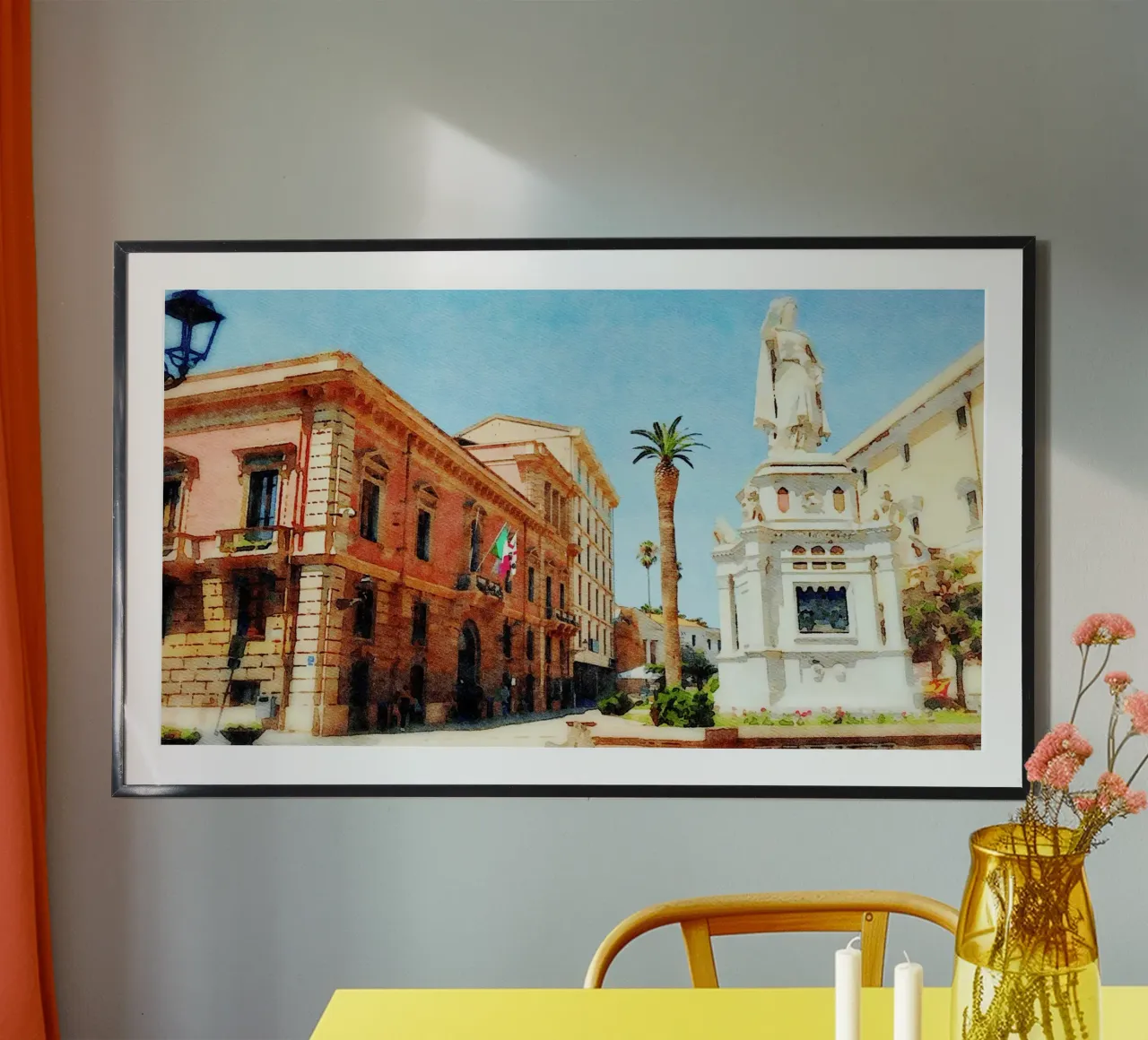 Eleonora poster con telaio in legno da Massimo Frascogna