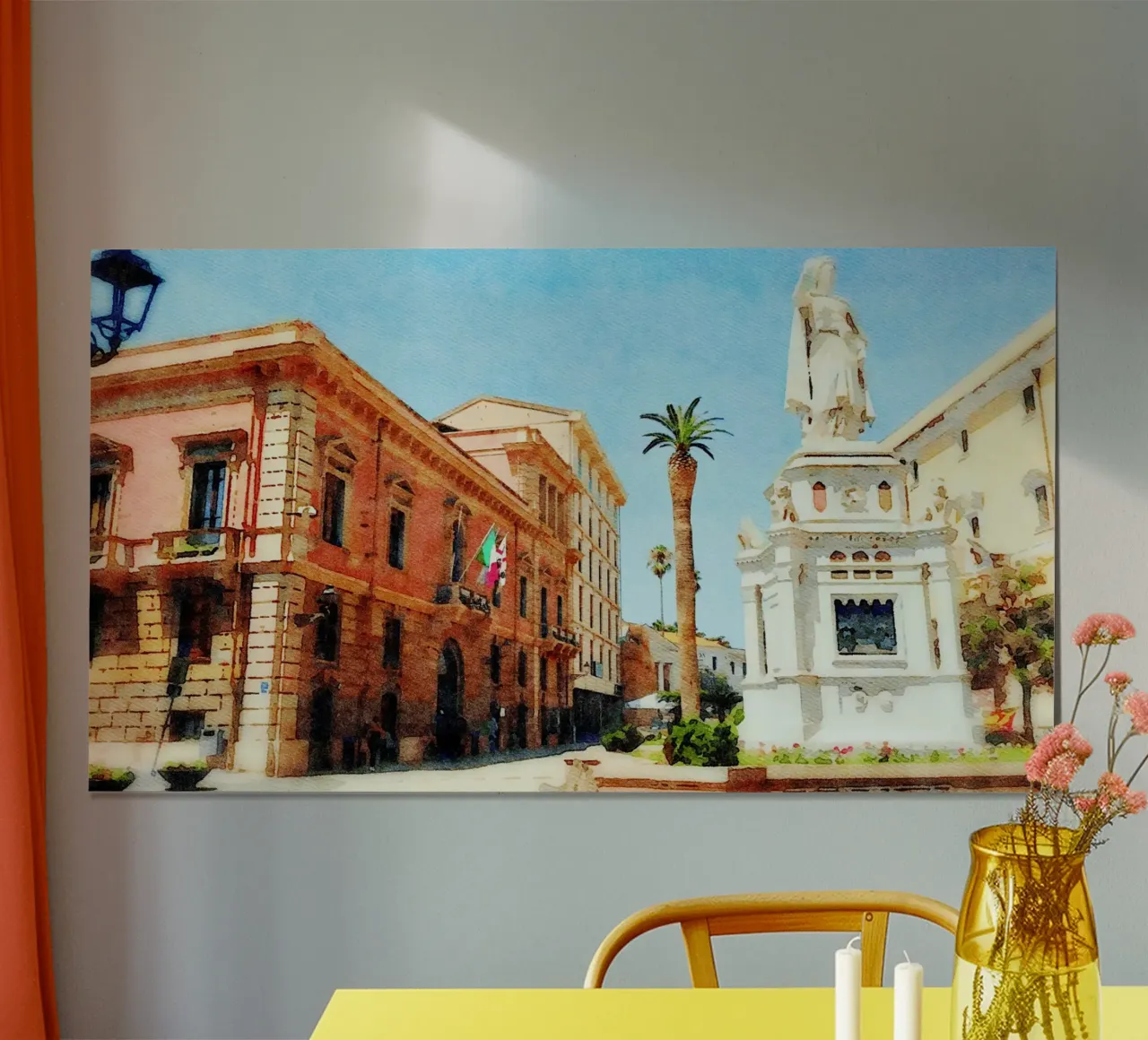 Eleonora poster con telaio in legno da Massimo Frascogna