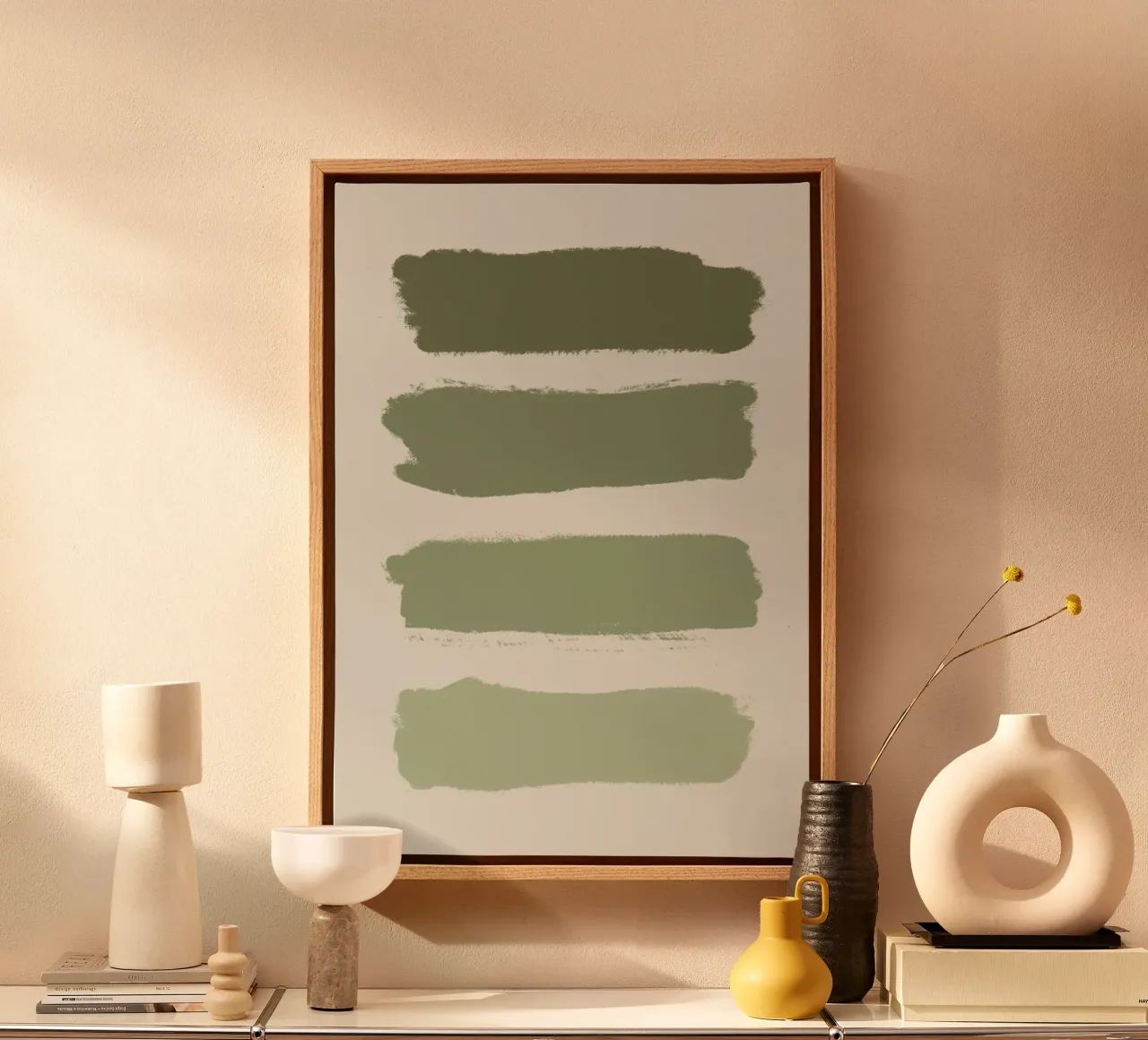 Nuances de vert toile avec Caisse américaine de Sixmai