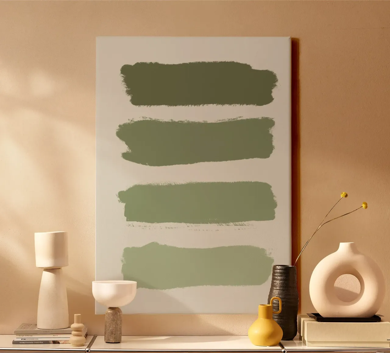 Nuances de vert toile avec Caisse américaine de Sixmai
