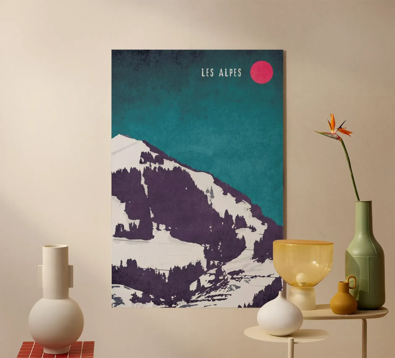 Les Alpes plexiglass da Kubistika