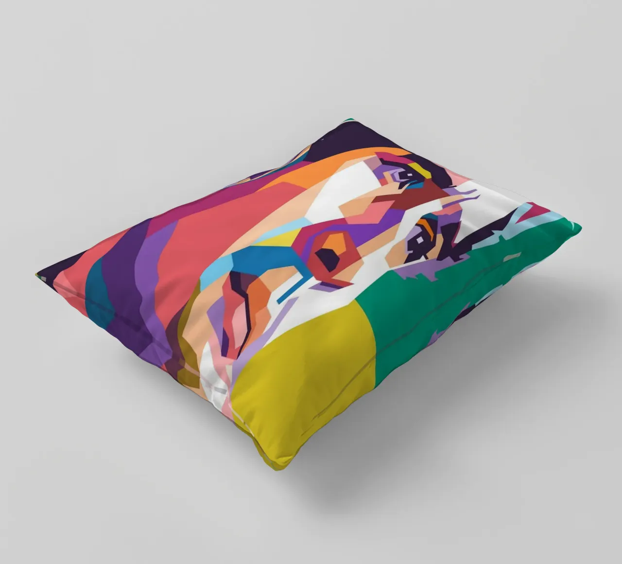 Formula One legend Ayrton Senna decorative cushion by Hantamrata