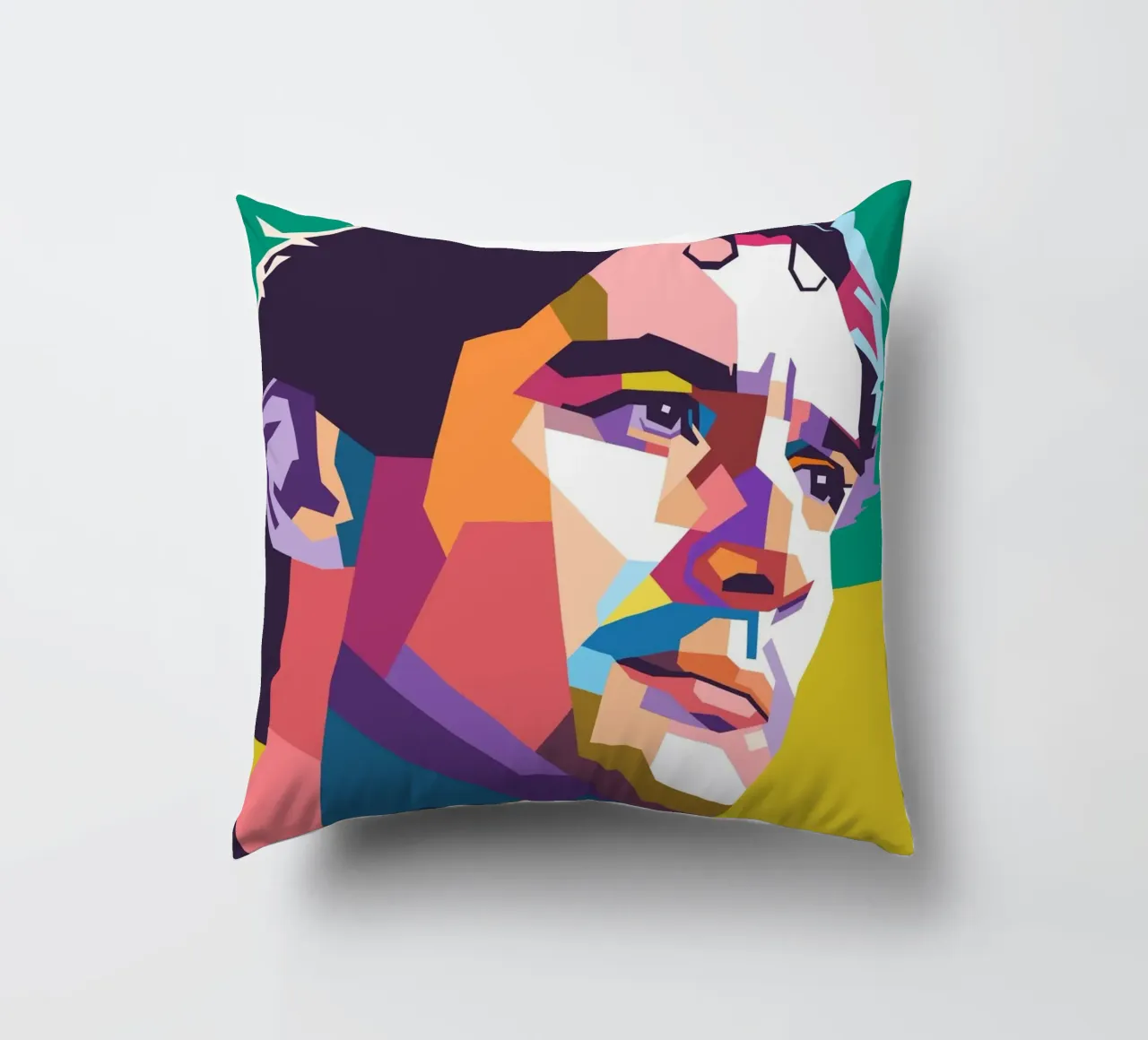 Formula One legend Ayrton Senna decorative cushion by Hantamrata