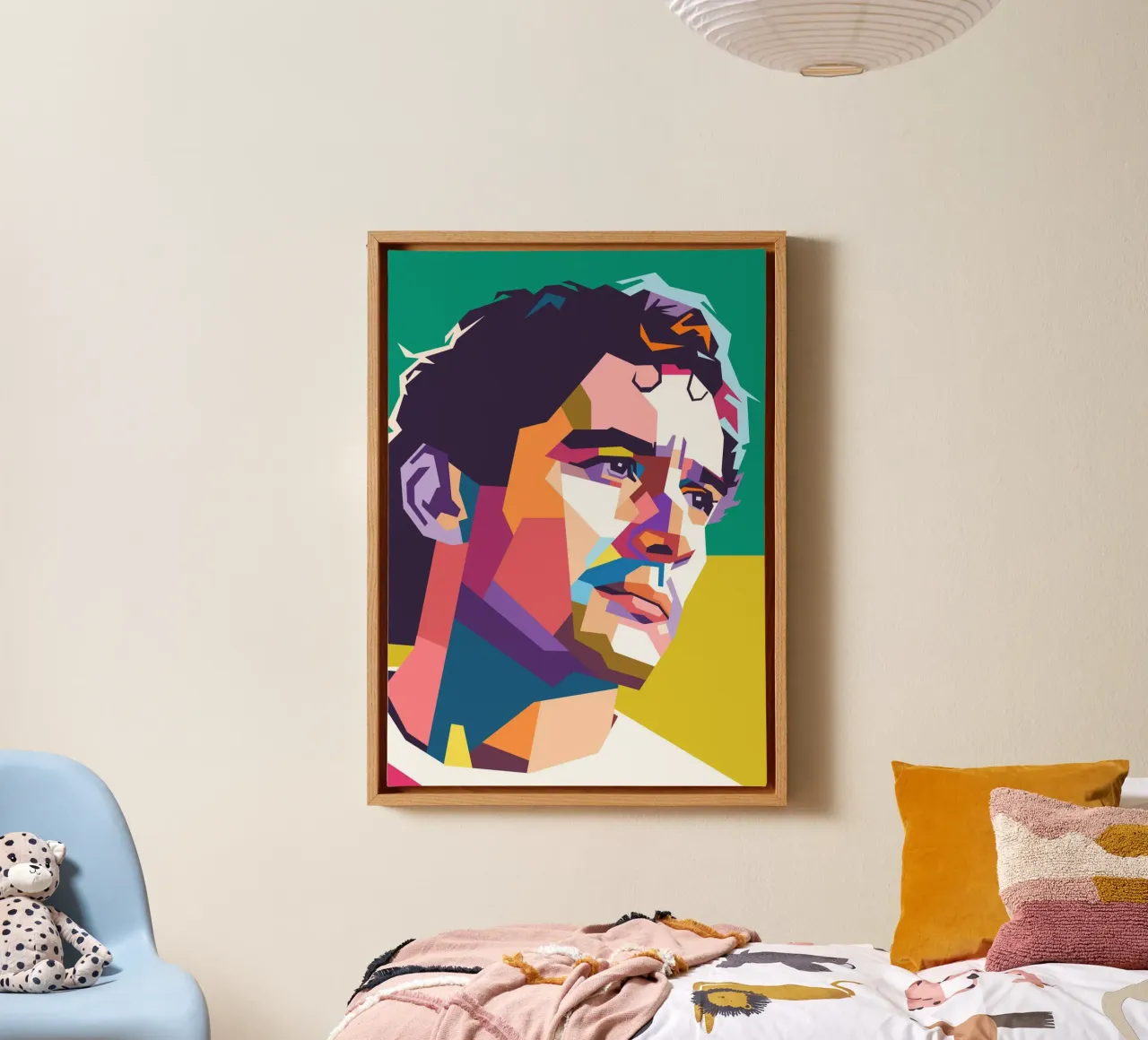 Formula One legend Ayrton Senna canvas by Hantamrata