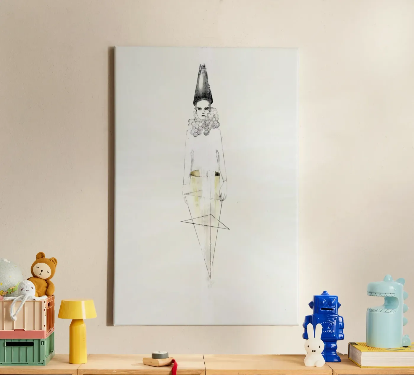 […] V canvas van Julia Danckwerth