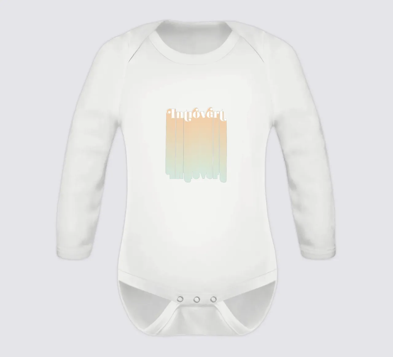 Introvert Langarm Babybody von DesigndN