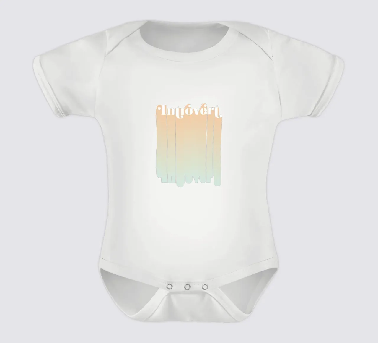 Introvert Kurzarm Babybody von designdn