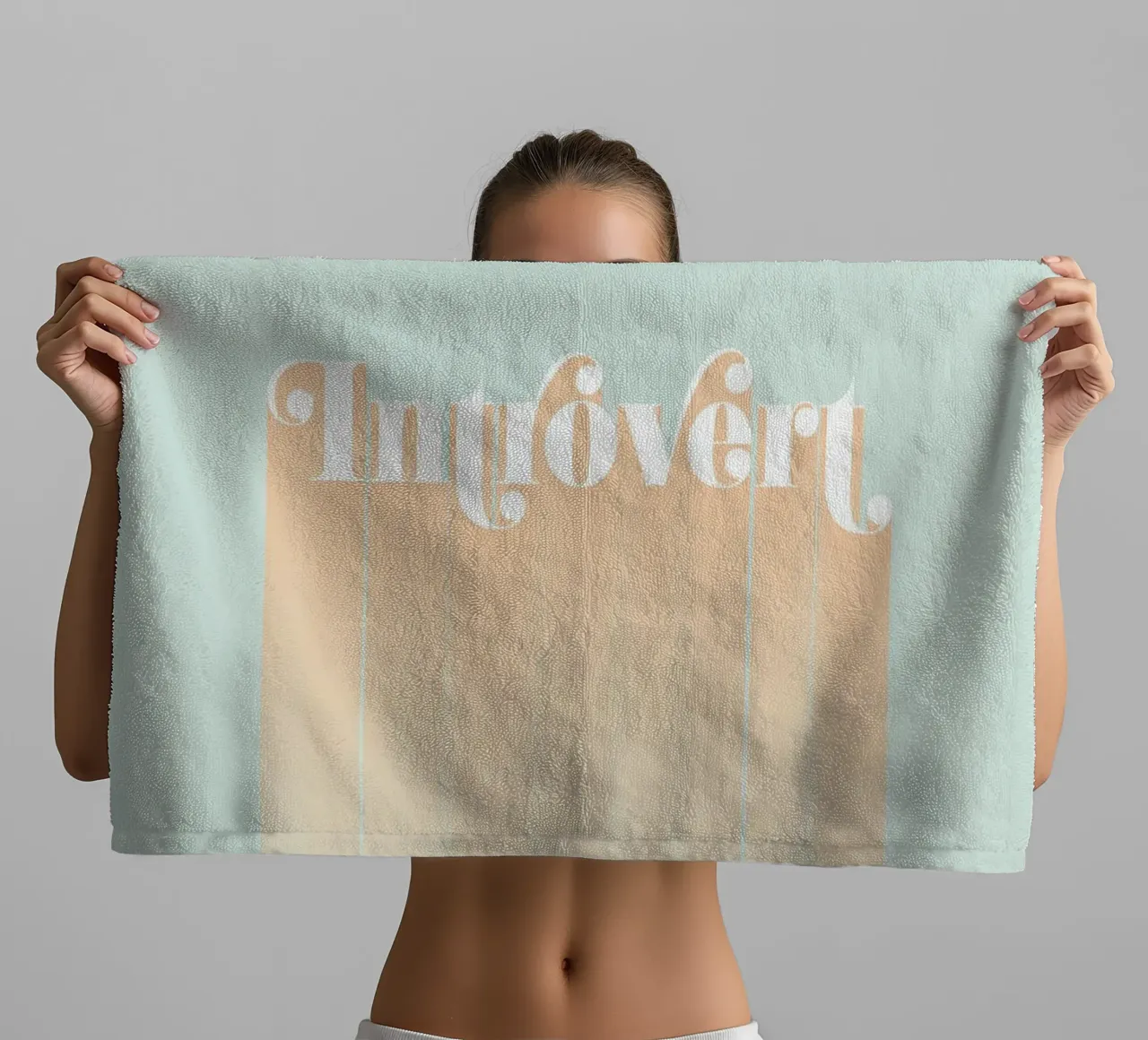 Introvert asciugamano da bagno da designdn