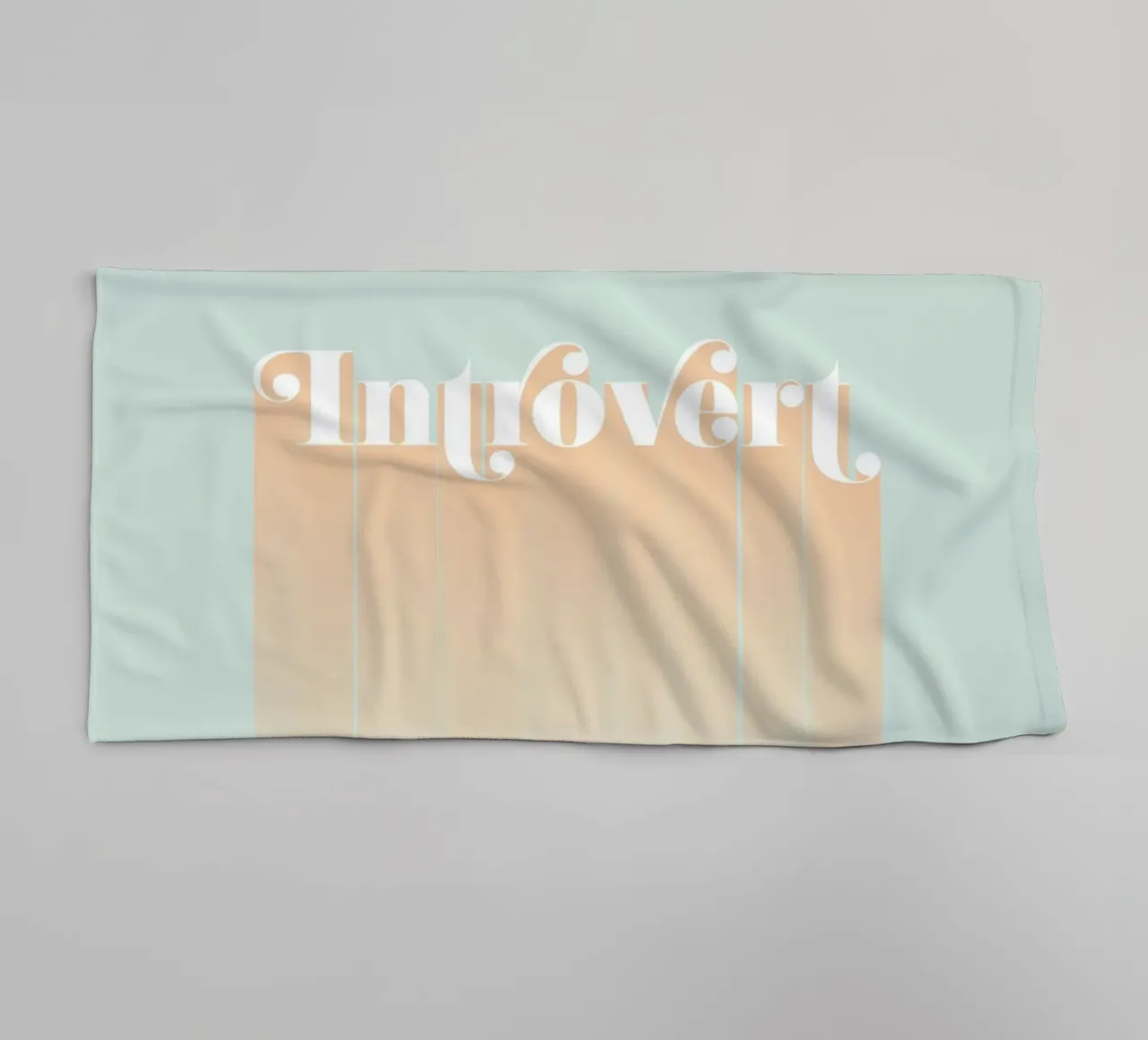 Introvert towel by designdn