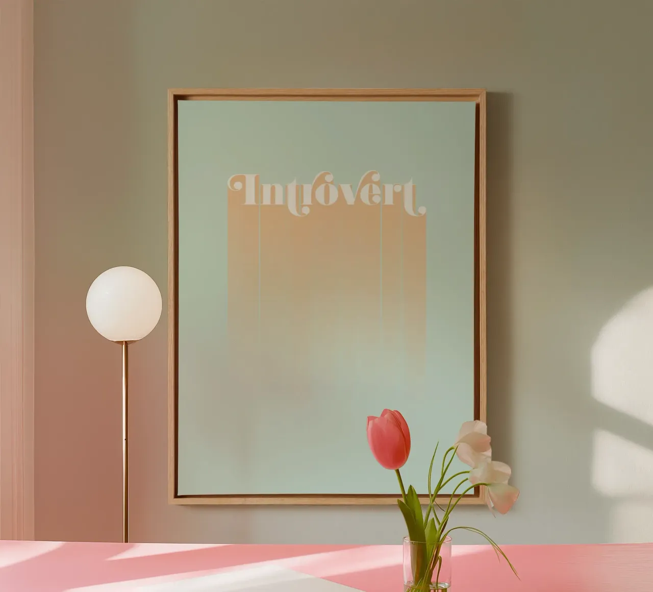 Introvert canvas by designdn