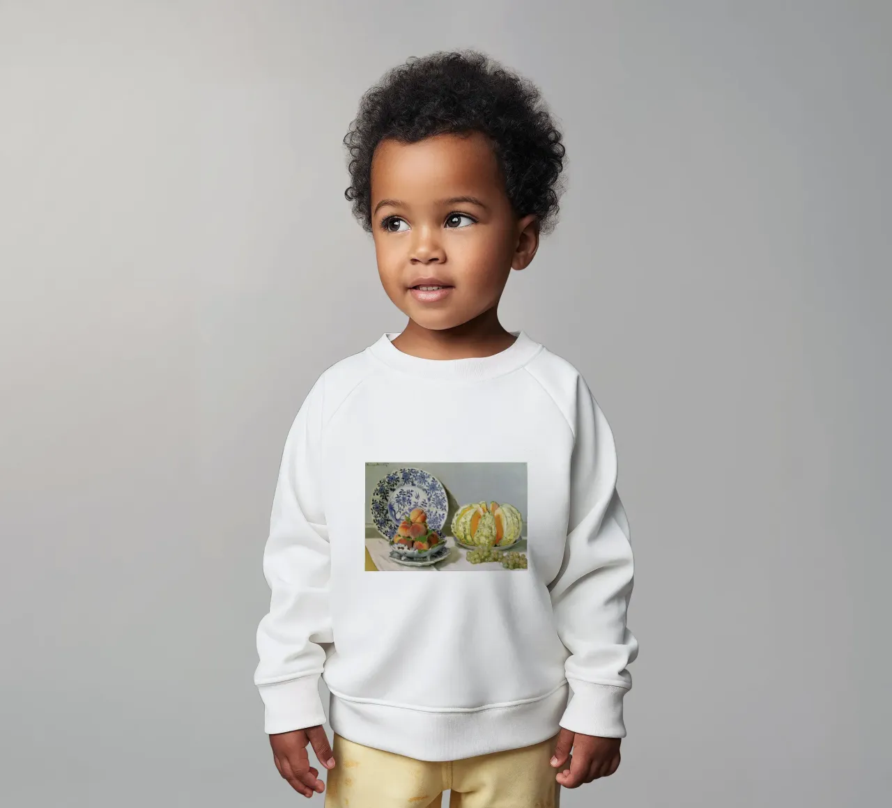 Monet - Still Life with Melon felpa neonato da ARTOTHEK