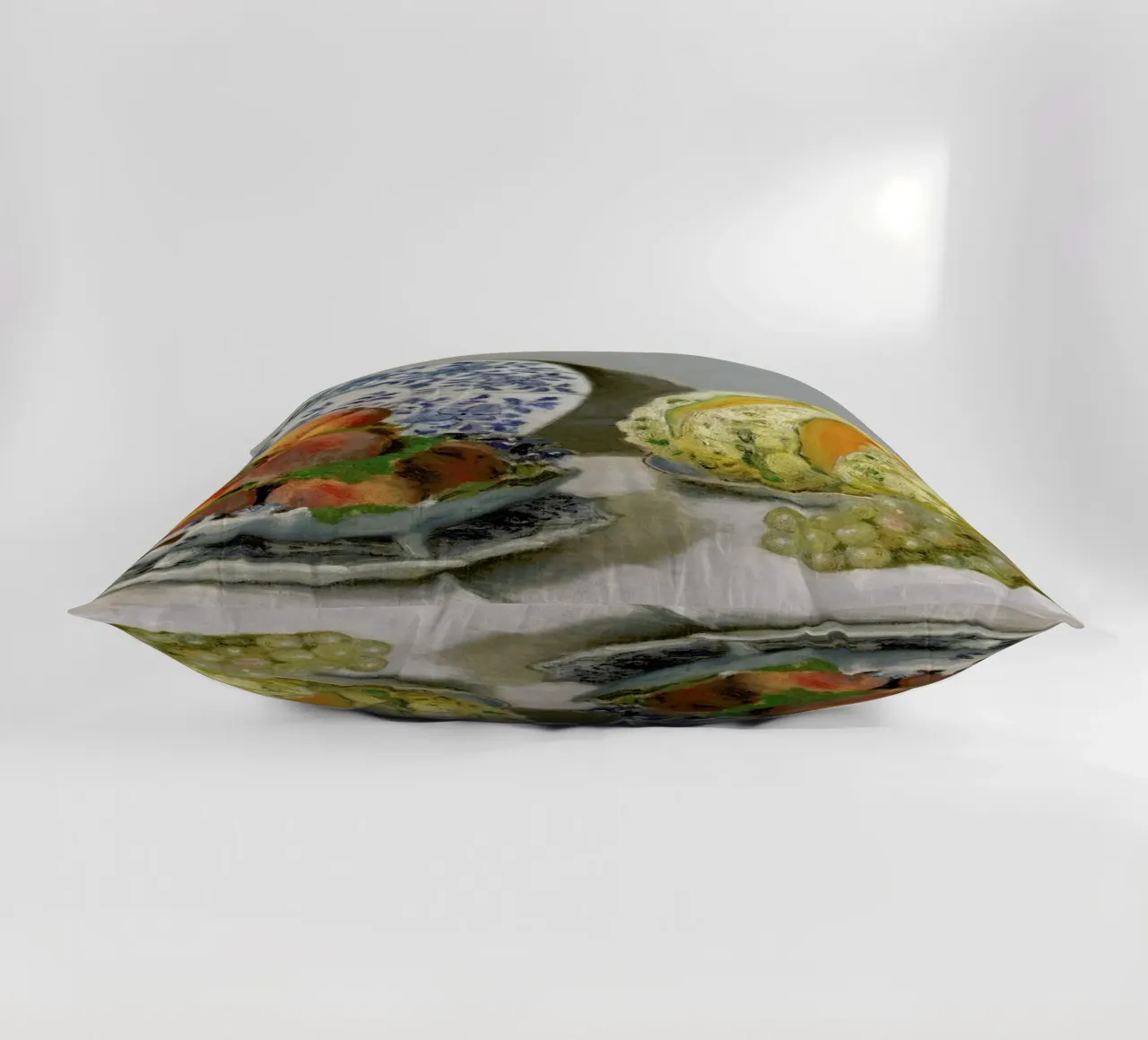 Monet - Still Life with Melon cuscino da ARTOTHEK