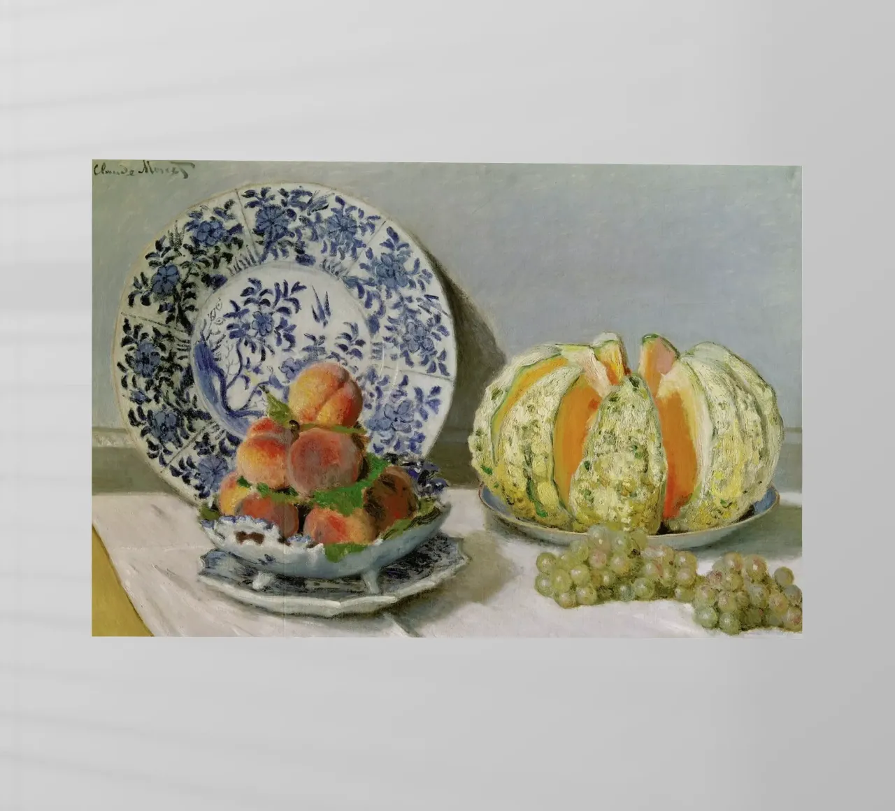 Monet - Still Life with Melon pellicola backlit da ARTOTHEK