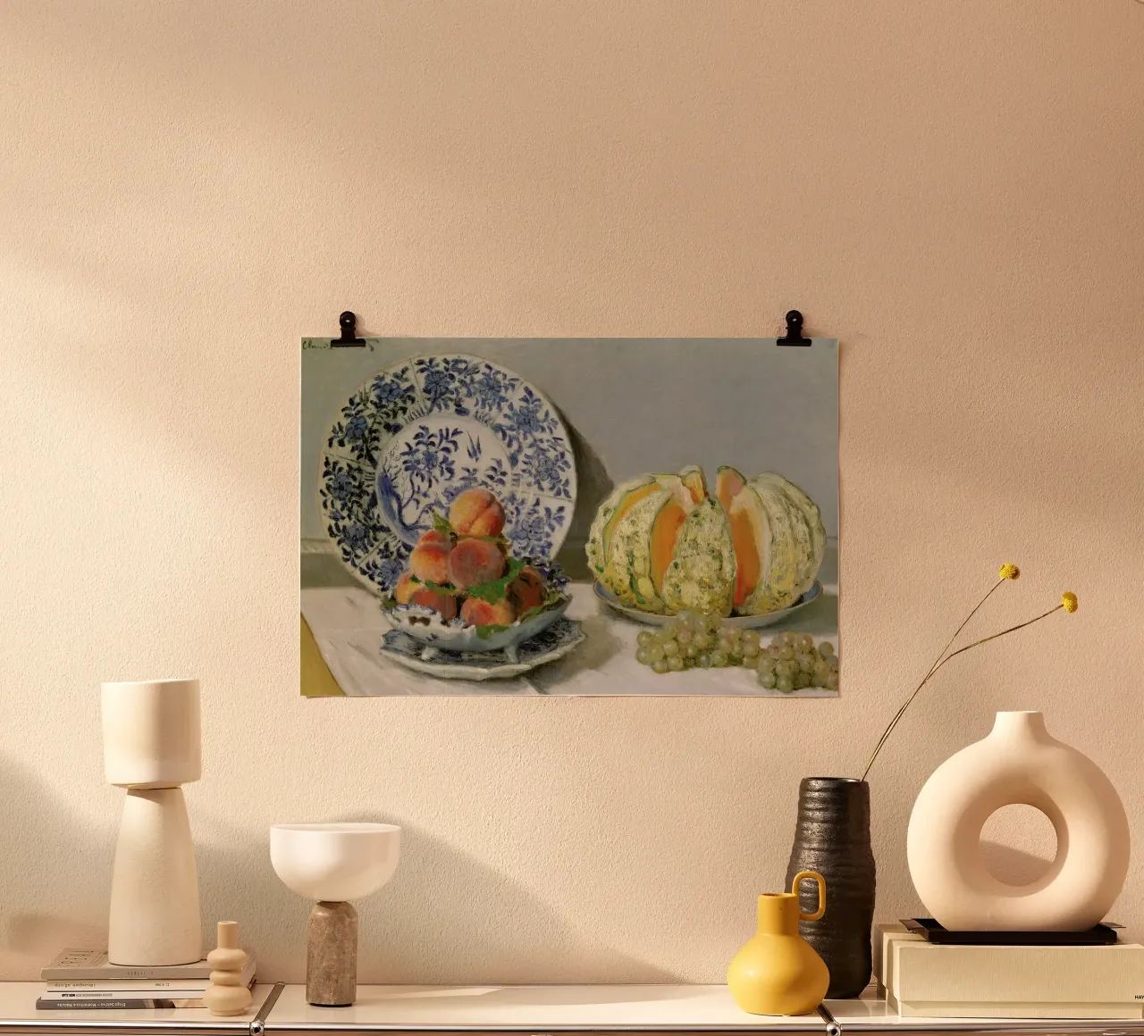 Monet - Still Life with Melon carta hahnemühle da ARTOTHEK