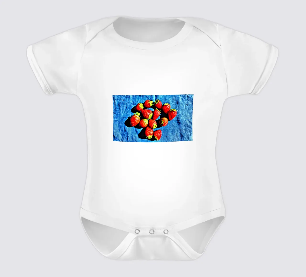 fragole body neonato maniche corte da Massimo Frascogna