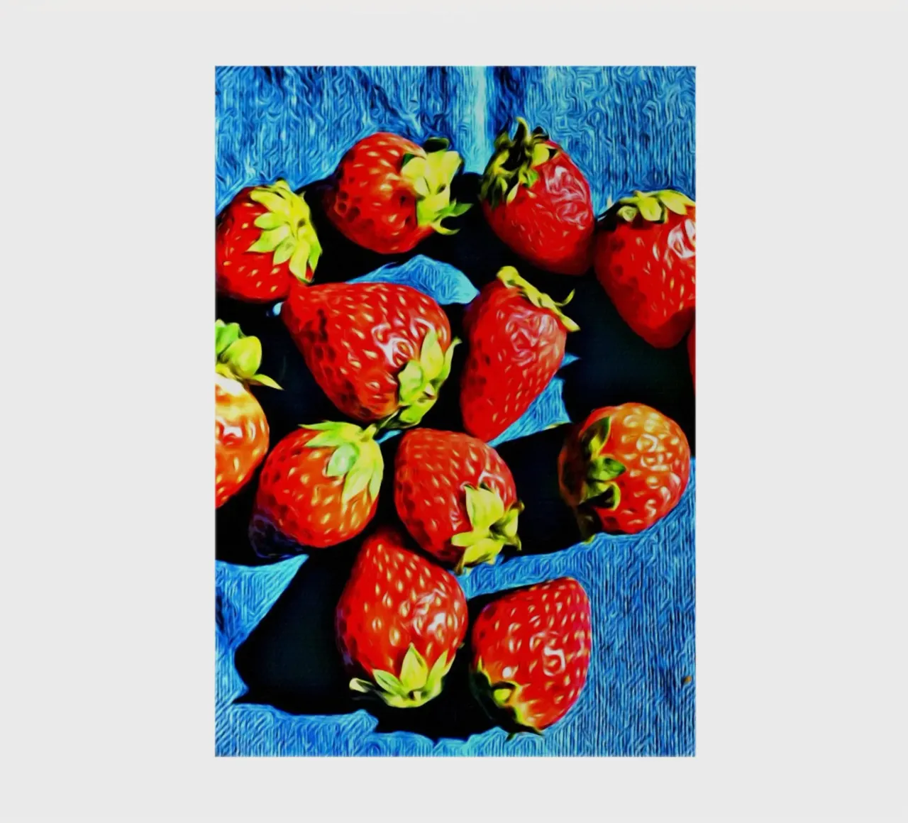strawberries notebook by Massimo Frascogna