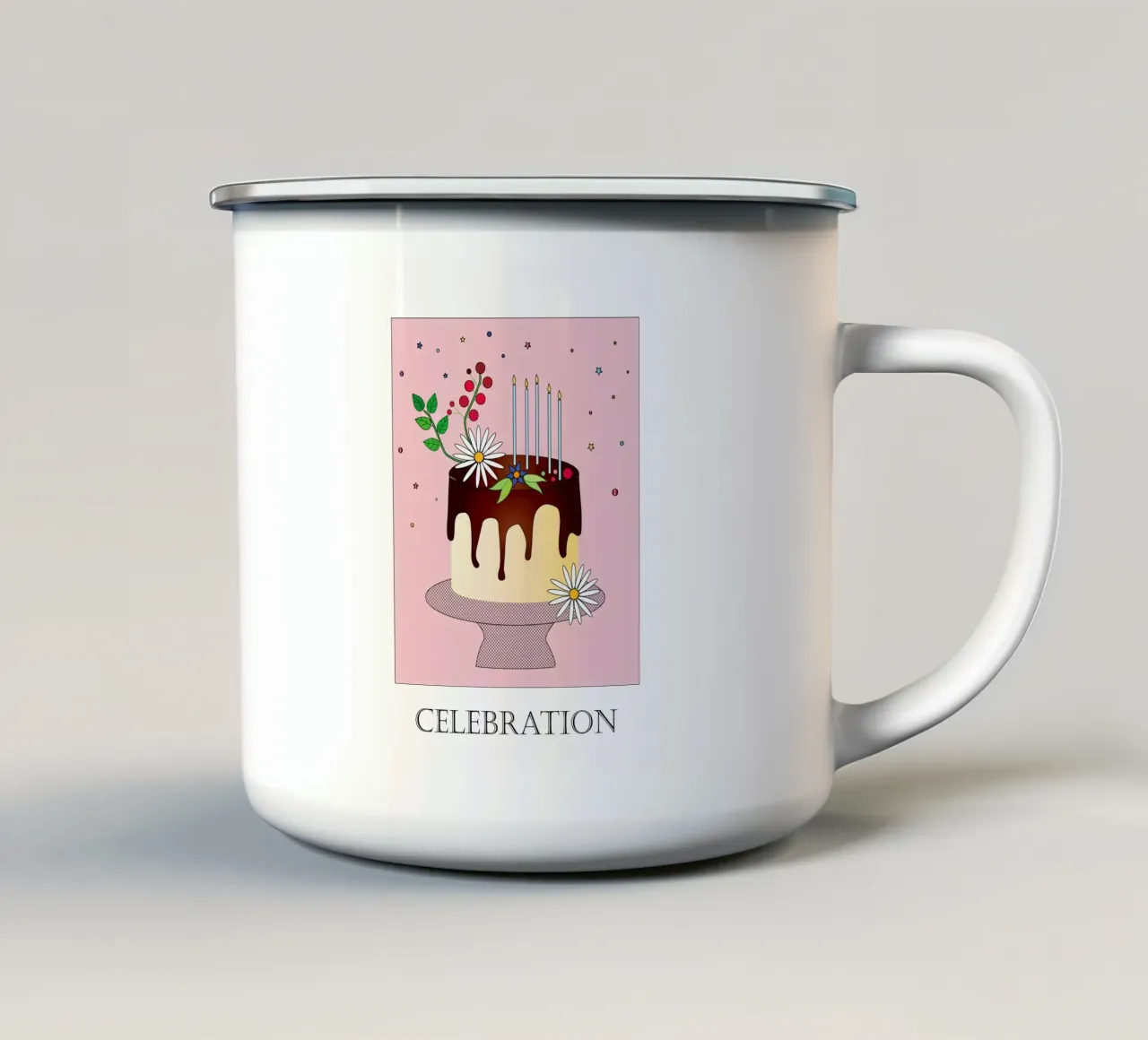 Celebration tazza in smalto da SunflowerDE