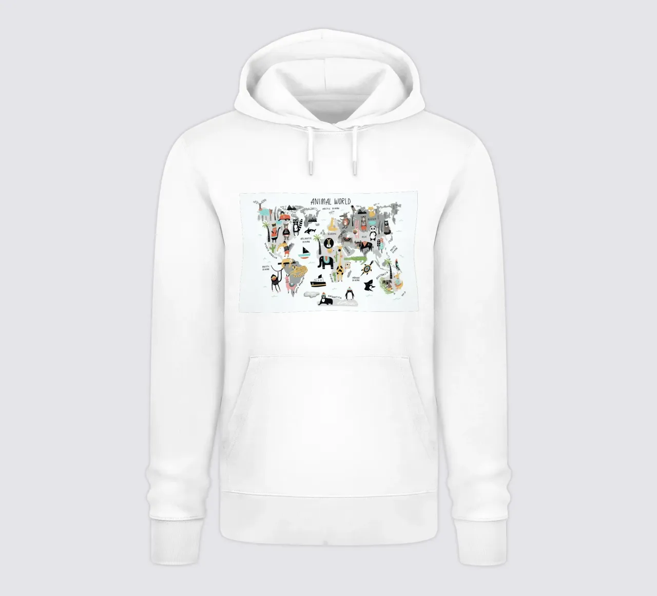 Animal Kingdom felpa con cappuccio da Little Flourishes