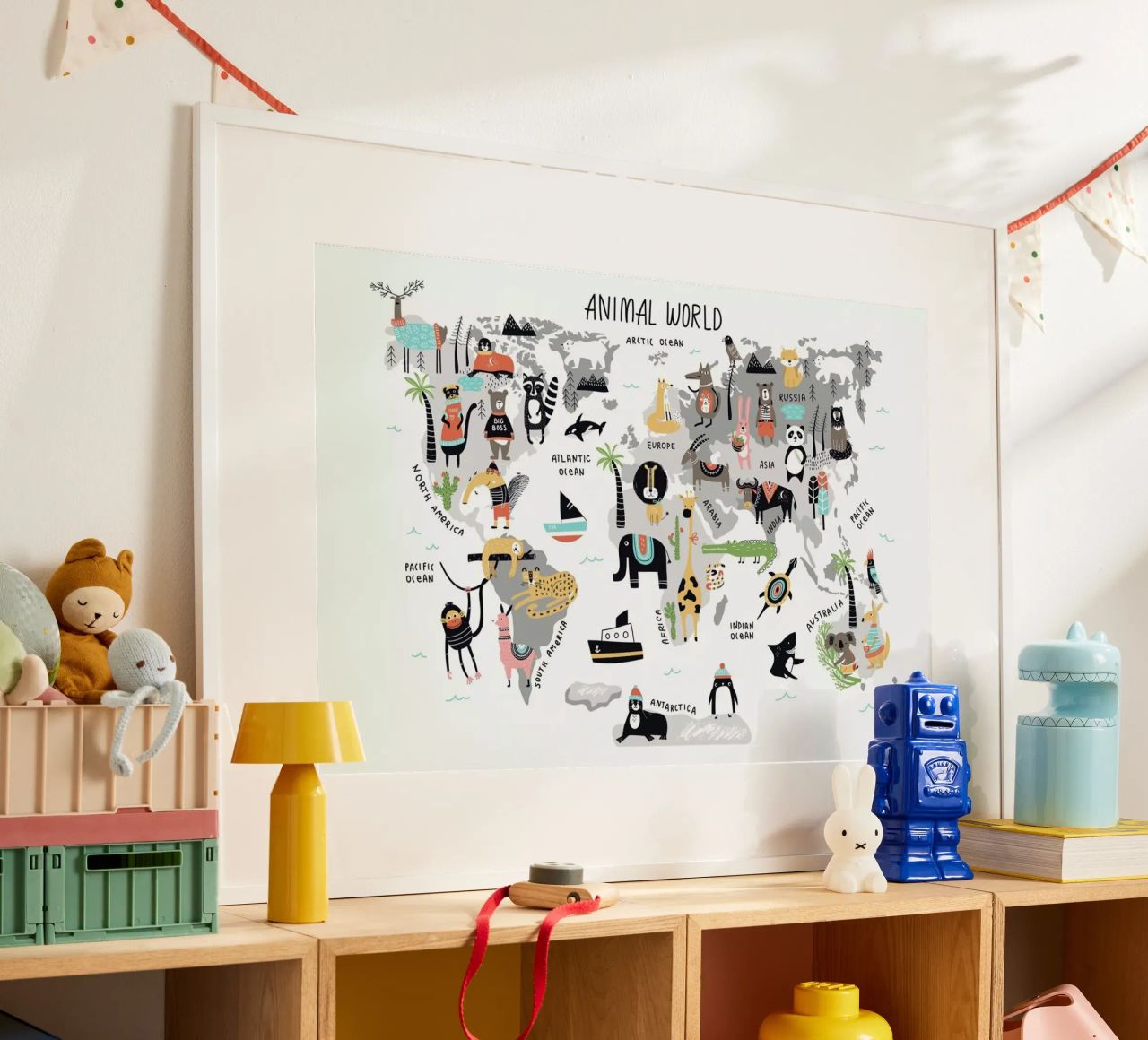 Animal Kingdom Poster von Little Flourishes
