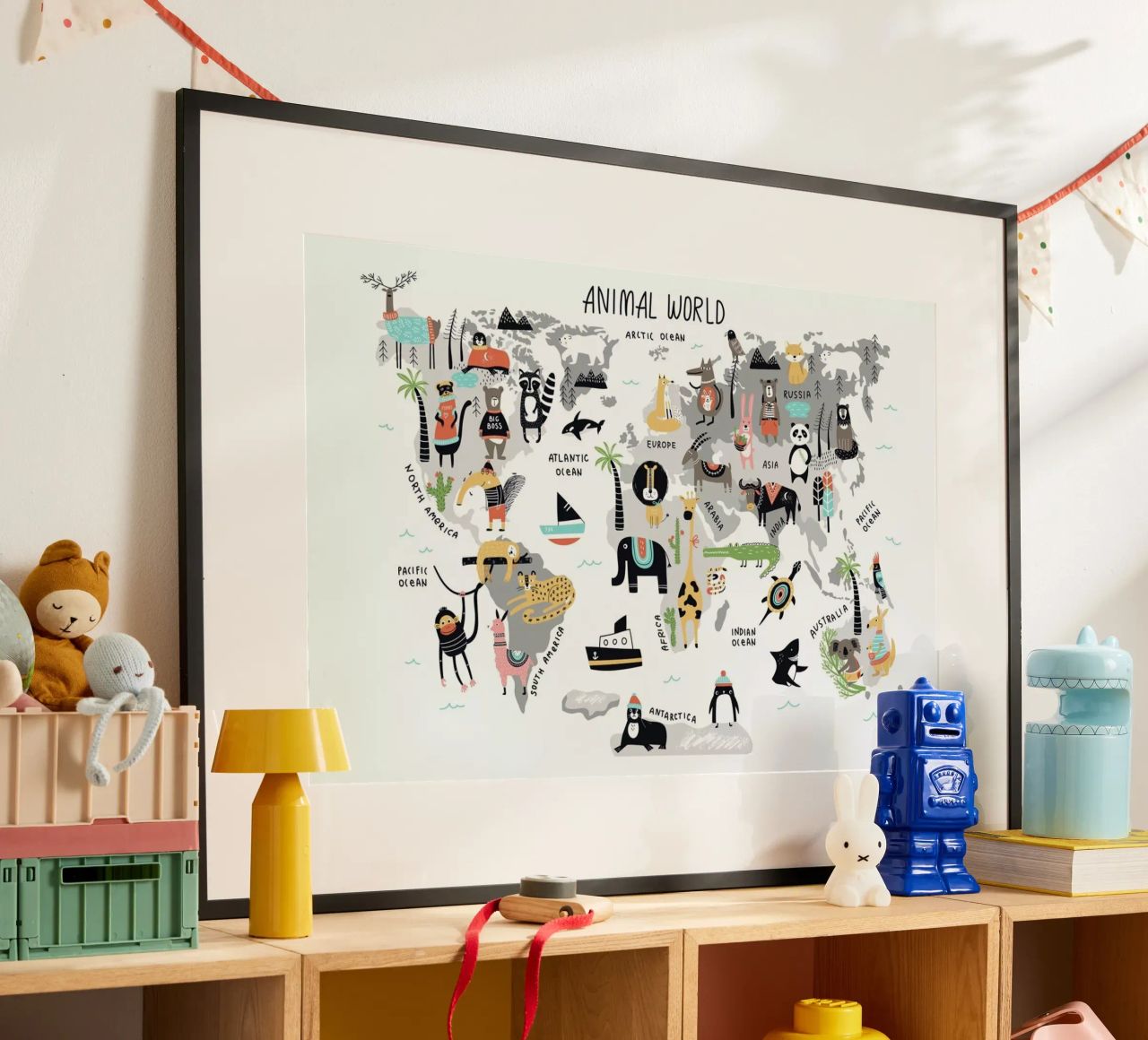Animal Kingdom Poster von Little Flourishes
