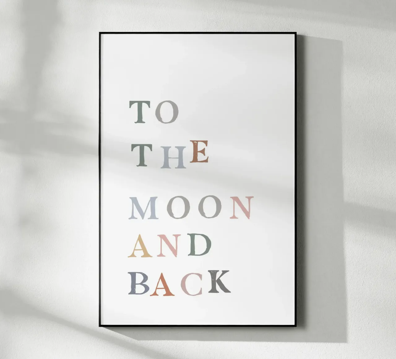 To The Moon and Back plexiglass da KRUTH DESIGN