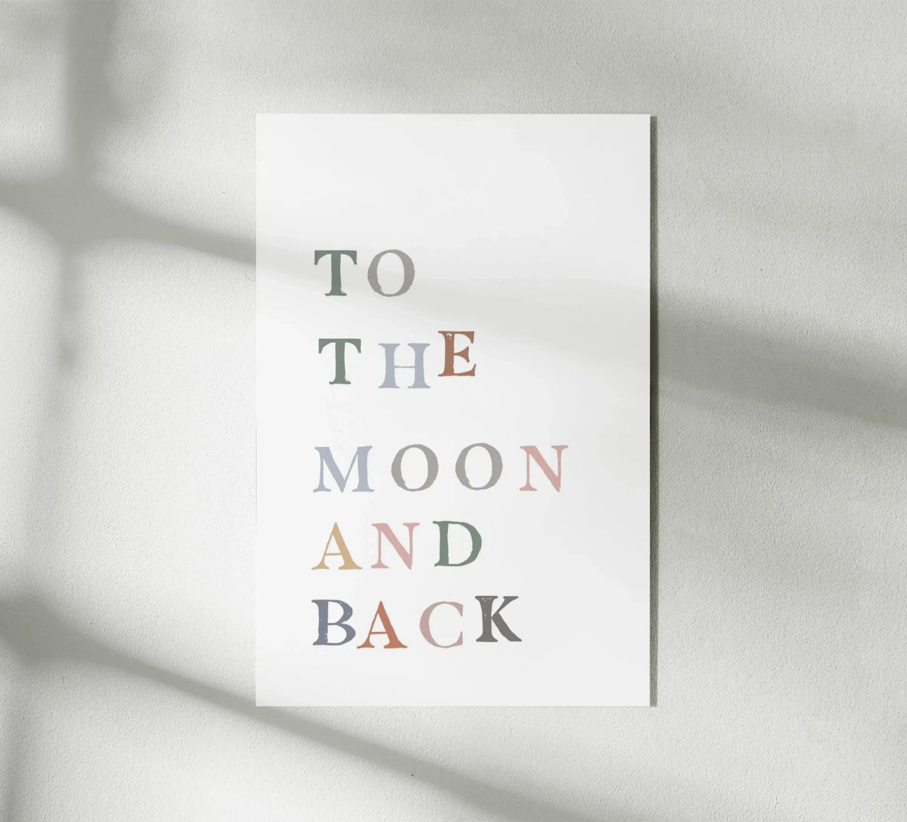 To The Moon and Back plexiglass da KRUTH DESIGN