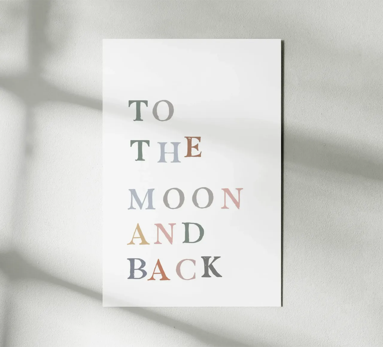 To The Moon and Back alluminio dibond da KRUTH DESIGN