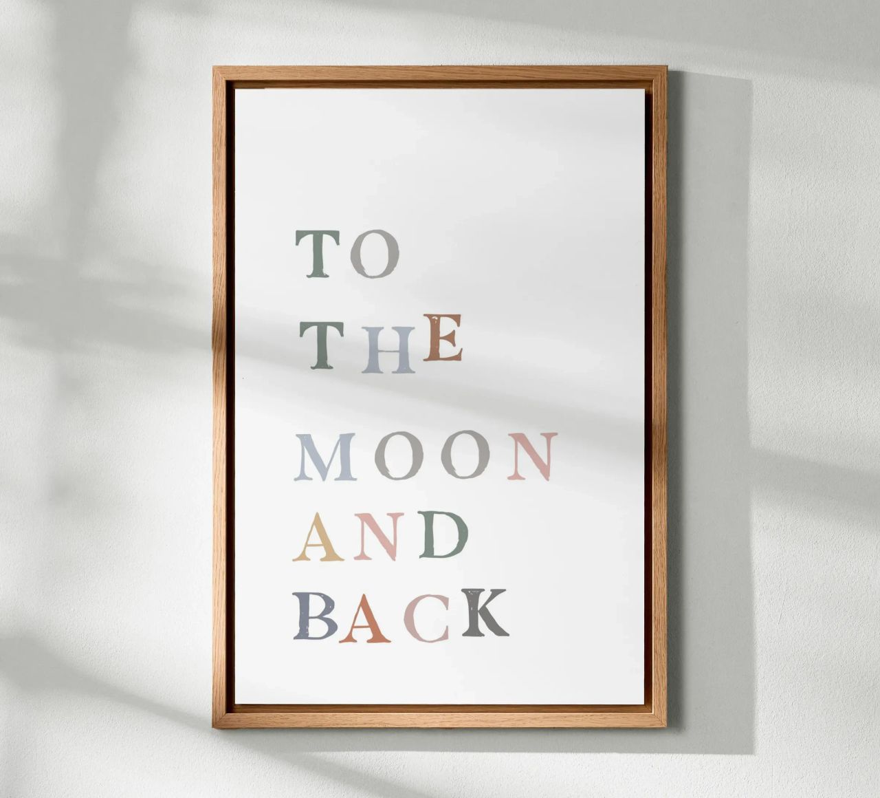 To The Moon and Back canvas van KRUTH DESIGN