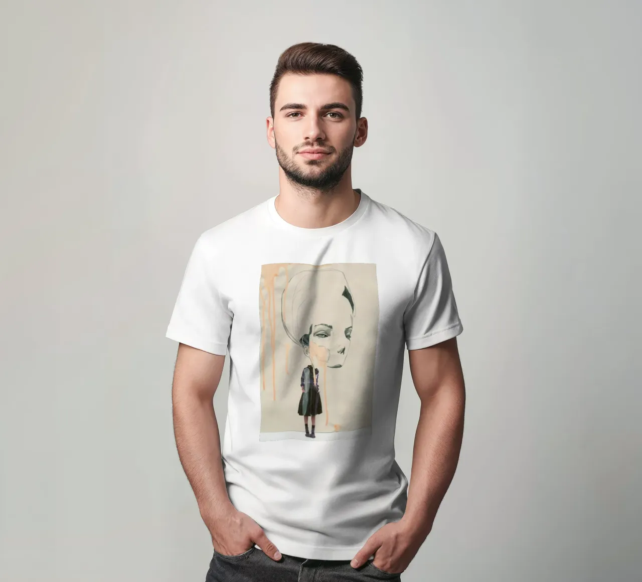 [ˈmandl̩|a͜uɡə] I t-shirt da Julia Danckwerth